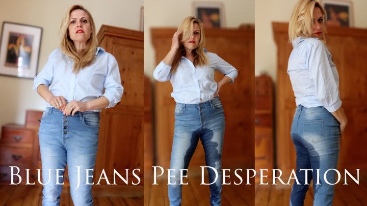 Blue Jeans Pee Desperation