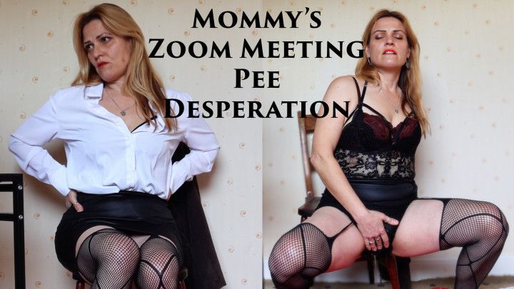 Mommy's Zoom Meeting Pee Desperation