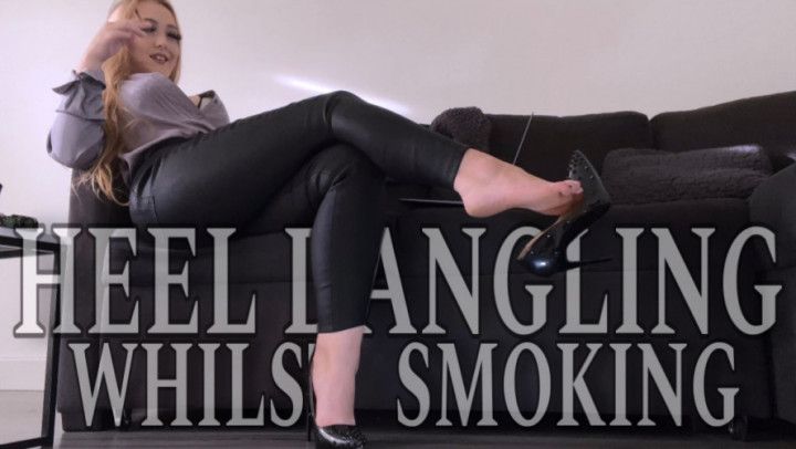 HEEL DANGLING WHILST SMOKING 480p