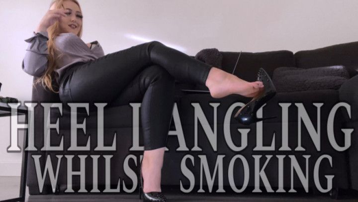 HEEL DANGLING WHILST SMOKING 1080p