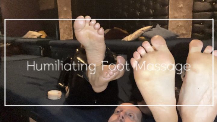 Humiliating Foot Massage