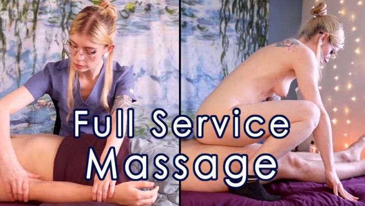 Full Service Relaxing Massage with Creampie