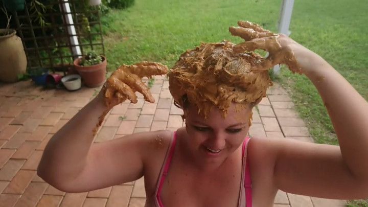 Peanut Butter Hair Wash