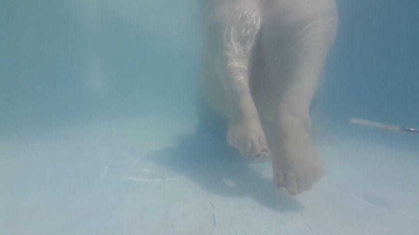 Wet Denim Dress Underwater Video