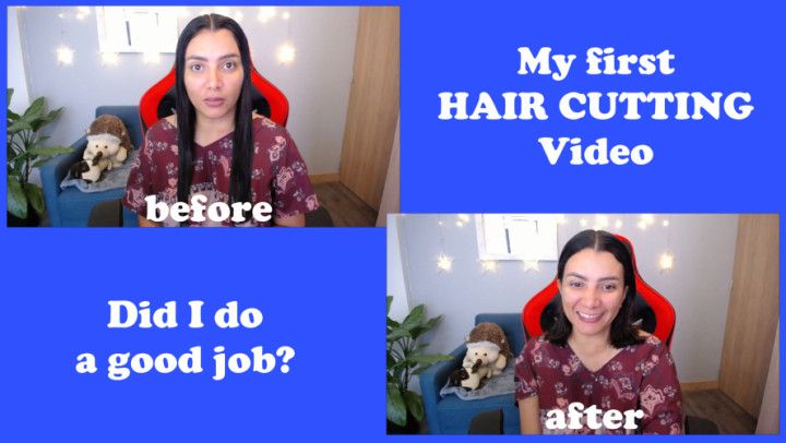 Cutting my long hair off