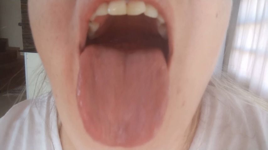 Enjoy My wide wet open mouth and my nois