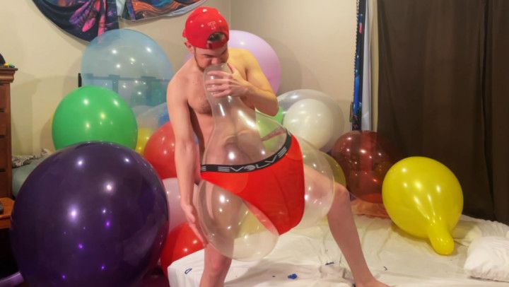 BTP Underwear Balloon Stuffing - Looner Man Blow to Pop B2P