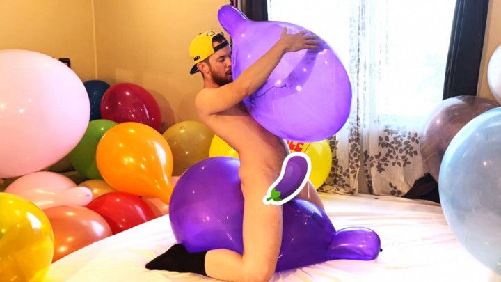Looner Man Semi-Pop Looning Sesh - Balloon Fetish Male
