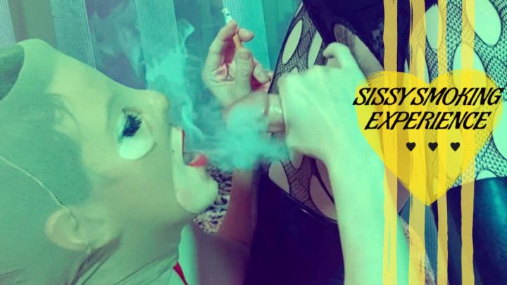 A Sissy Smoking Experience