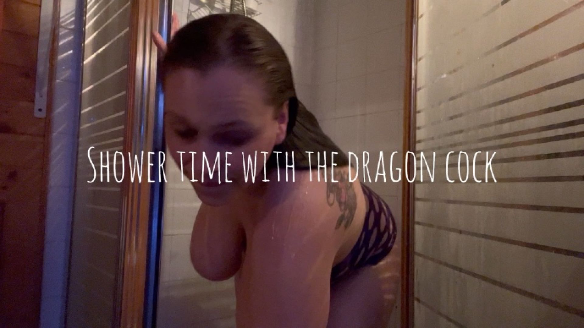 Shower Time with the Dragon Cock