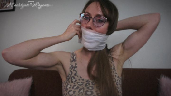 Madalynn Raye: Gauze Wrap Over Ballgag