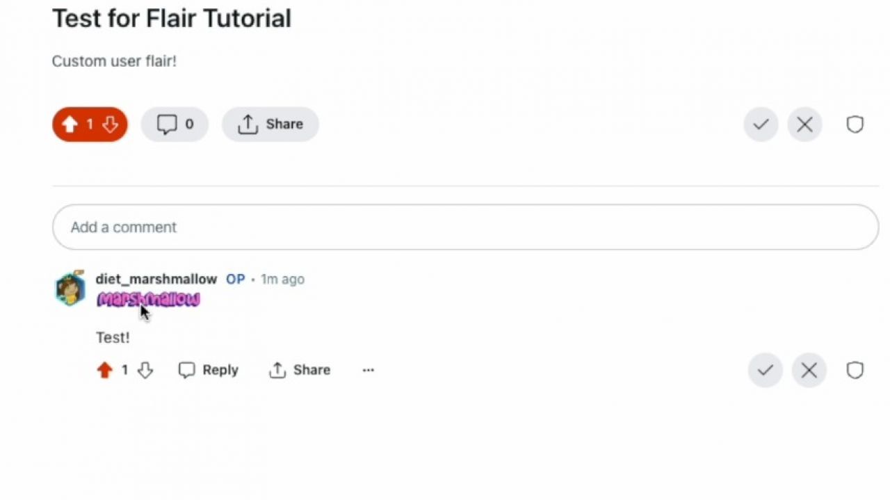 Creator How To: Customizing Reddit User Flair