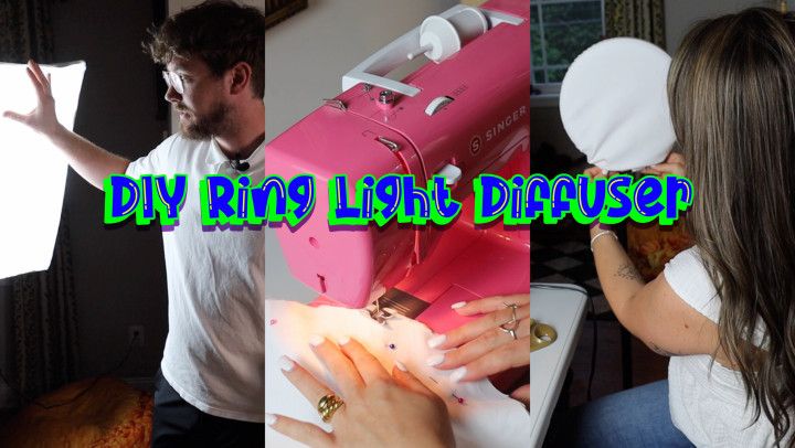 DIY Creations: How to DIY a Ring Light Diffuser