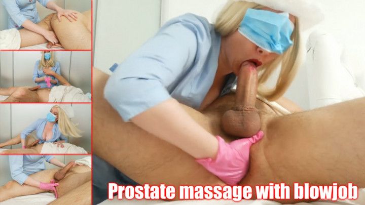 The masseuse milked the prostate and did a blowjob