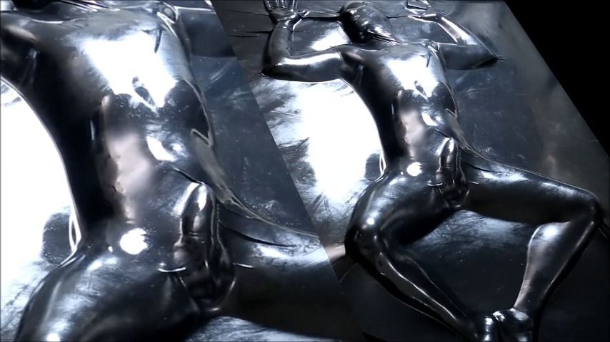 Shiny rubber slave - Part 2