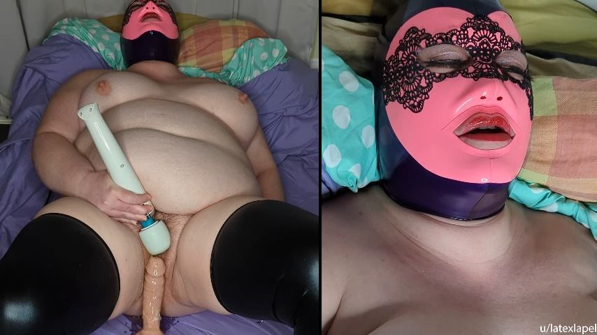 Latex BBW begs for more on the machine