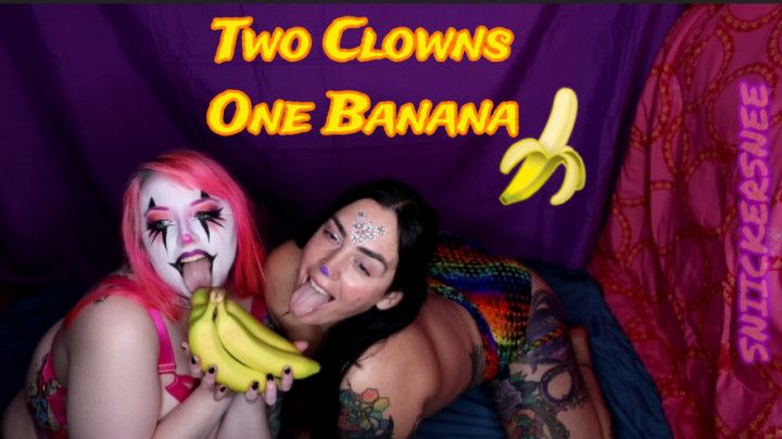 Two Clowns One Banana