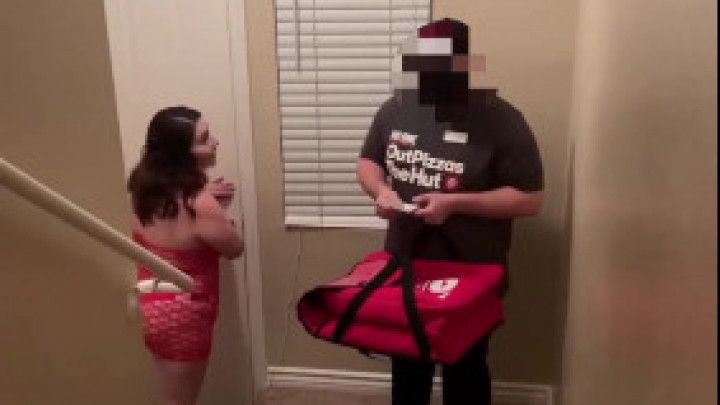 seducing real pizza hut delivery driver