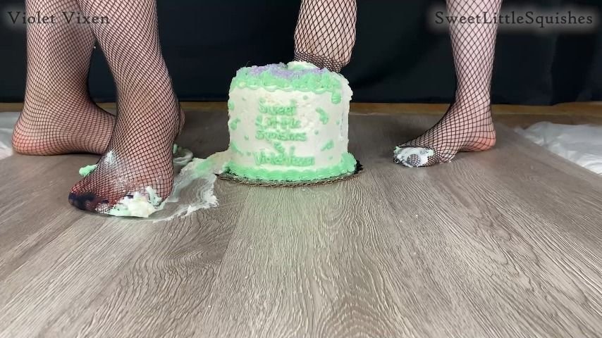 Two Girls One Cake Foot Smash Party ASMR