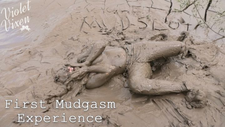 Mud Slut Violet's First Outdoor Mudgasm