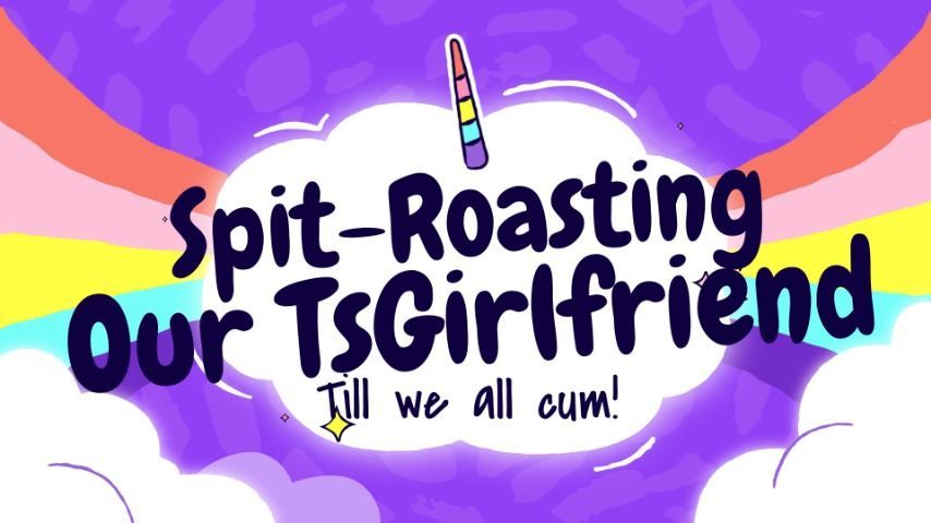 Spit-Roasting our TS Girlfriend