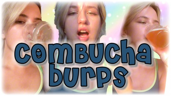 CUTE BURPING GIRL | LAUGHING FROM KOMBUCHA