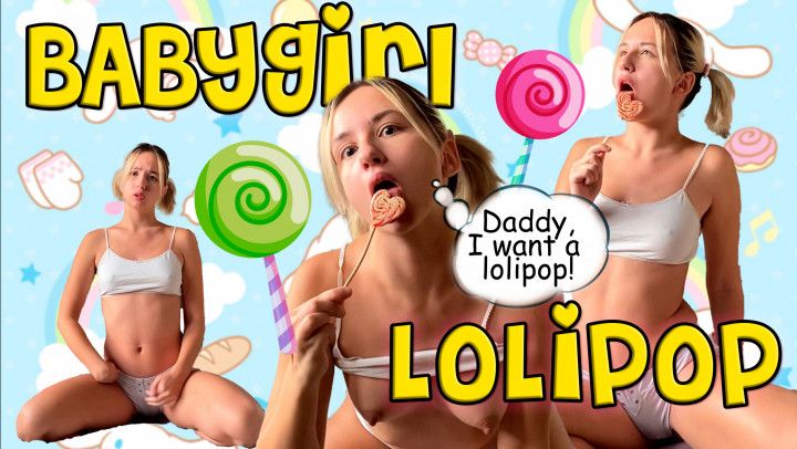 YOUR BARELYLEGAL BABYGIRL LICKING LOLIPOP ABDL