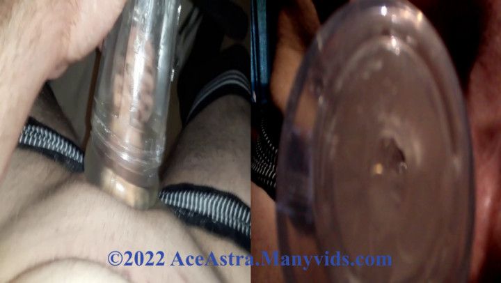 CD Fucking Fleshlight from two angles