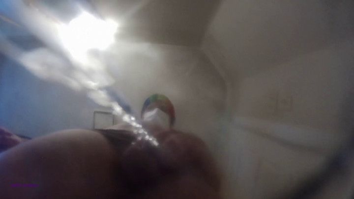 Pissing on Waterproof Camera POV