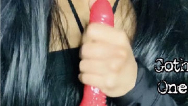 Goth Thong Pink Dildo PART 2