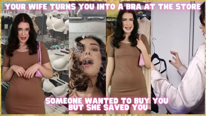 Husband Transformed Into a Bra at Store