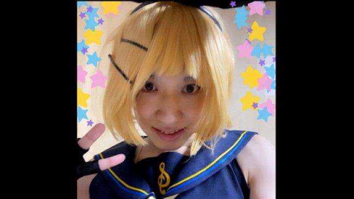 I tried a nasty pose with Kagamine Rin