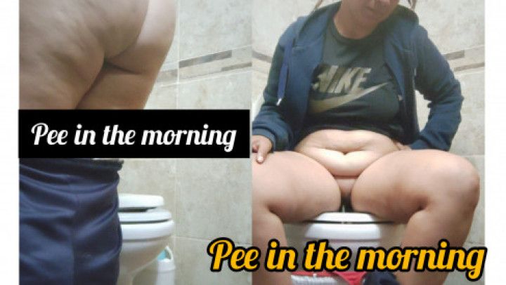 Pee in the morning