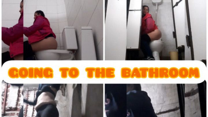 going to the bathroom