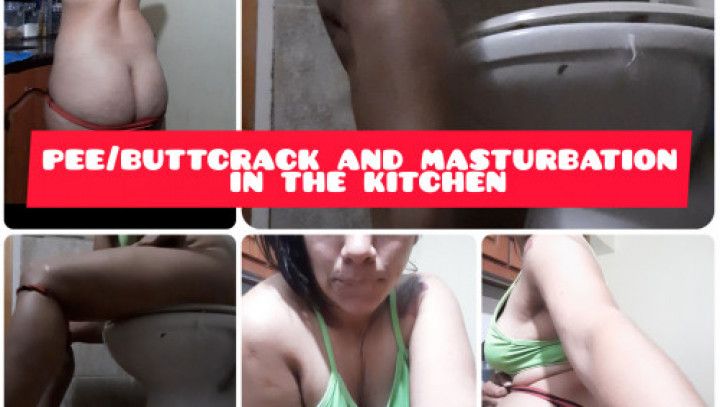 pee/buttcrack and masturbation