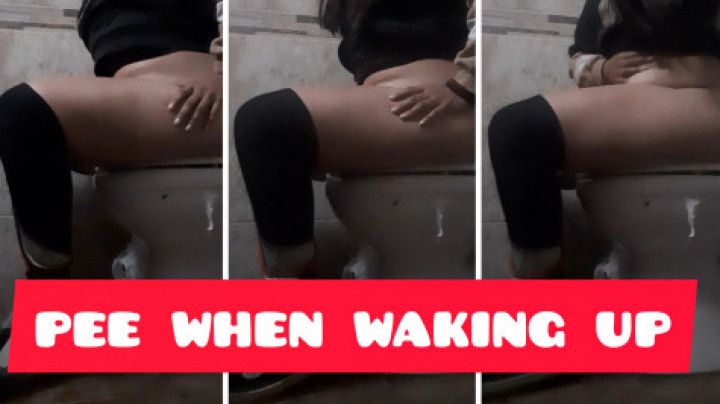 pee when waking up