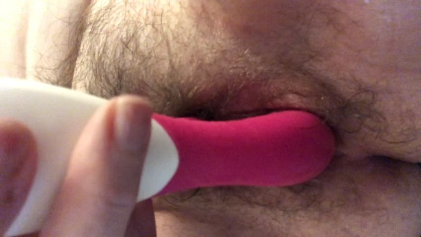 Hairy Pussy Vibrator Play