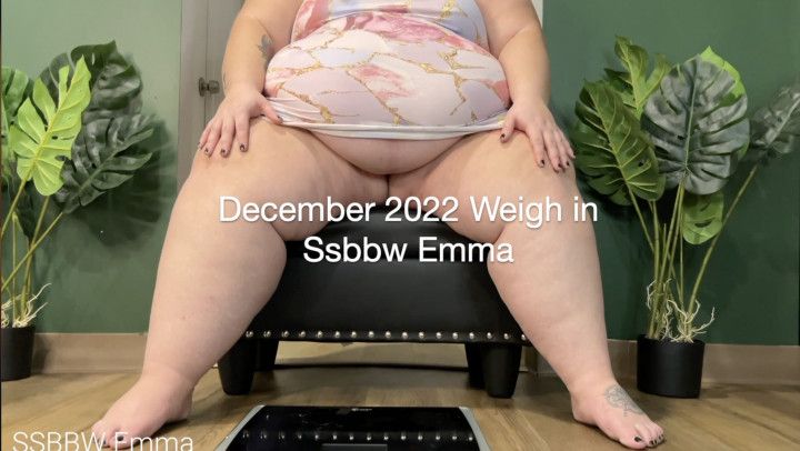 December 2022 Weigh In