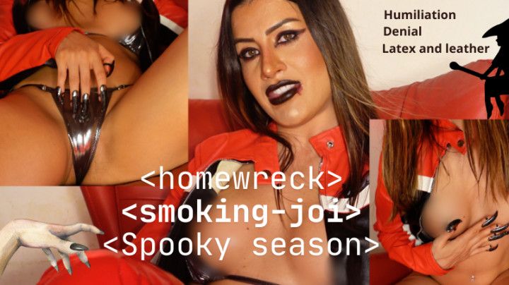 Halloween fake nails smoking Joi