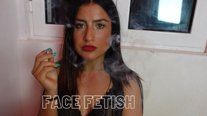 Classy face fetish cigarette