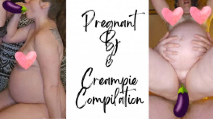 Pregnant BJ &amp; Creampie Compilation