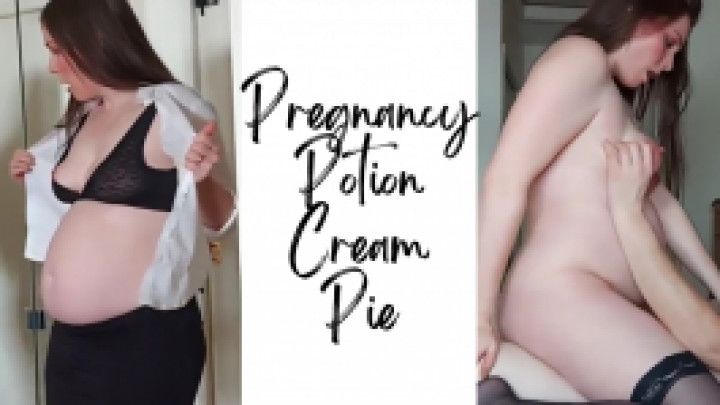 Pregnancy Potion Cream Pie