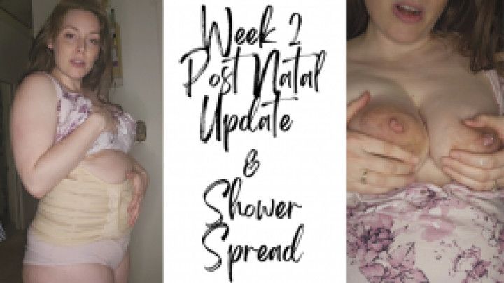 Week 2 Post Natal Update &amp; Shower Spread
