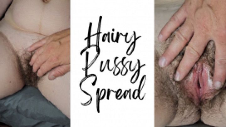 Hairy Pussy Spread