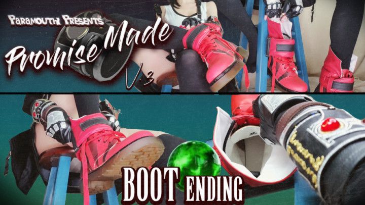 Promise Made - AnyaT Tifa Cosplay Vore Video Boot Ending