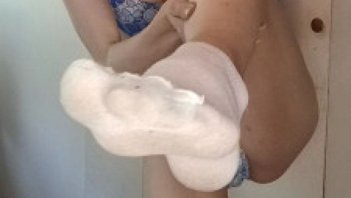 Bikini Brat Sock Removal Tease