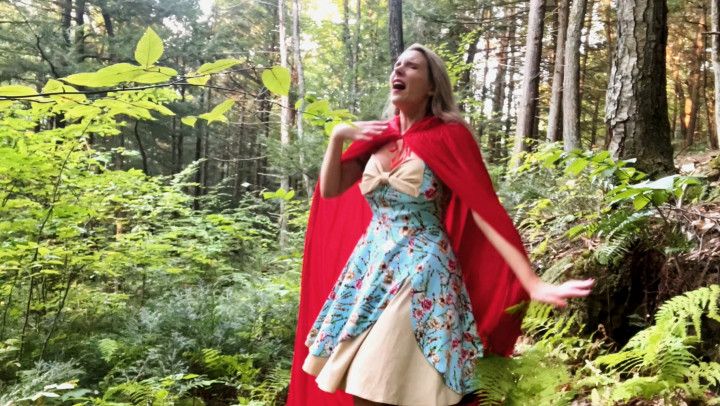 Red Riding Hood Sneezes in Forest