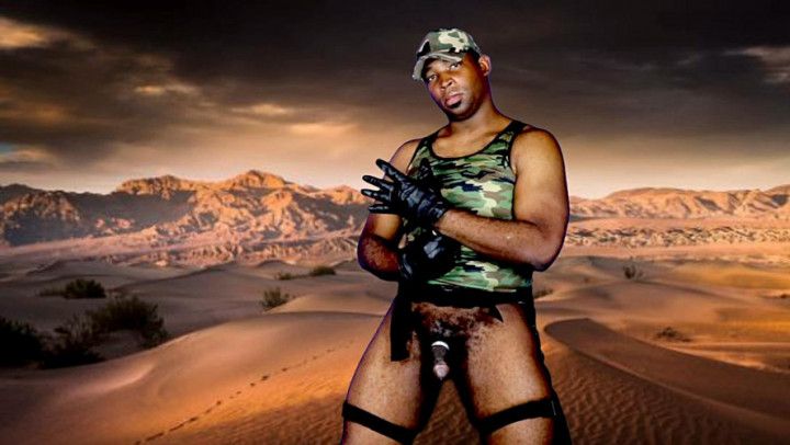 Stranded Soldier's Horny Night in the Desert