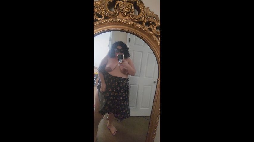 Just a another bbw mirror tease