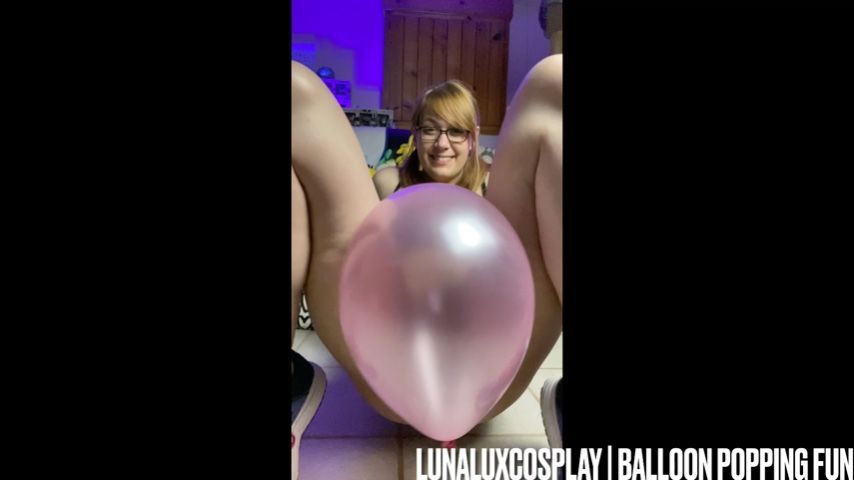 Balloon Blowing and Popping